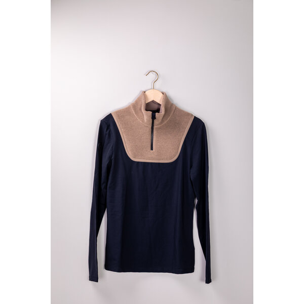 Cavalleria Toscana L/S Warm Jersey With Fleece Insert Training Polo 994H