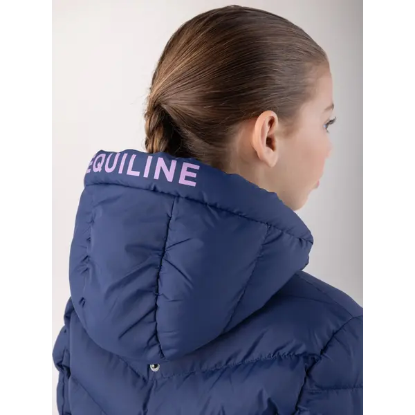Equiline Equiline Junior Bomber Jacket Cumin Navy Peony