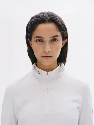 Tech Fleece Half Zip White