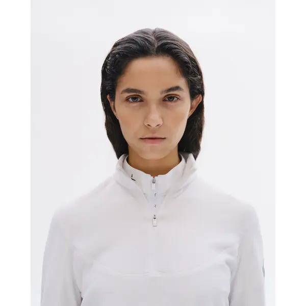 Trolle Tech Fleece Half Zip White