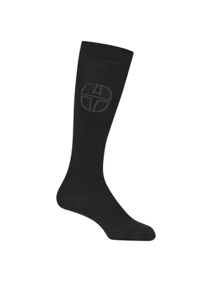Star Logo Riding Socks Black