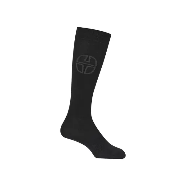 Trolle Star Logo Riding Socks Black