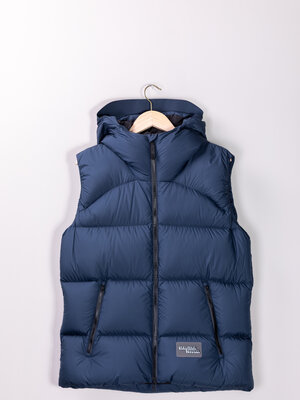 Men's Hooded Down Padded Nylon Vest 7901