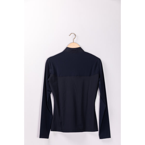 Cavalleria Toscana L/S Jersey With Perforated Insert Training Polo 9999