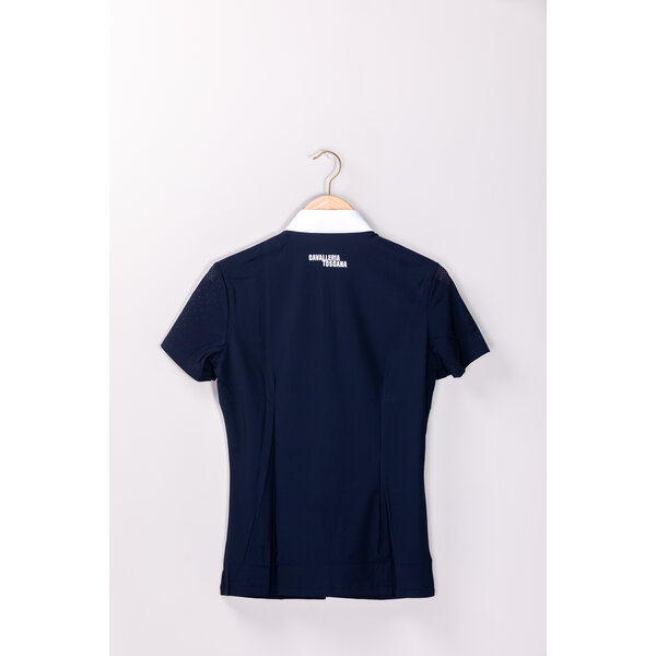 Cavalleria Toscana Perforated Jersey Insert S/S 7901