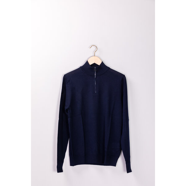 Cavalleria Toscana Cavalleria Toscana Merinos Half Zip Turtleneck Sweater 7901