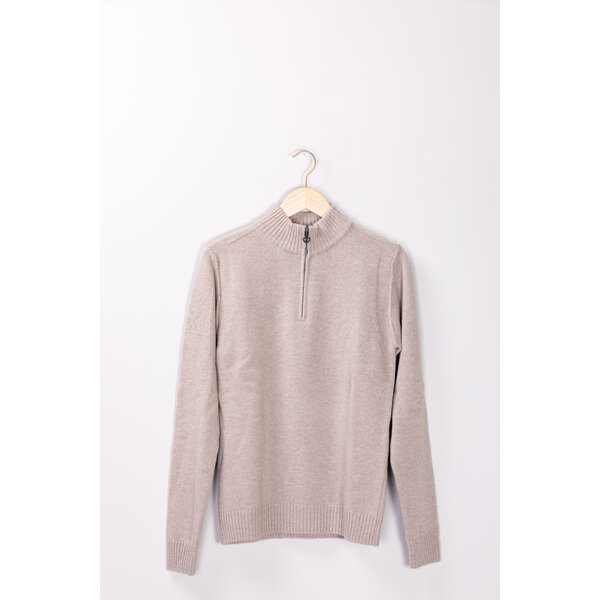 Cavalleria Toscana Cavalleria Toscana Pure Wool Half Zip Turtleneck Sweater 4H00