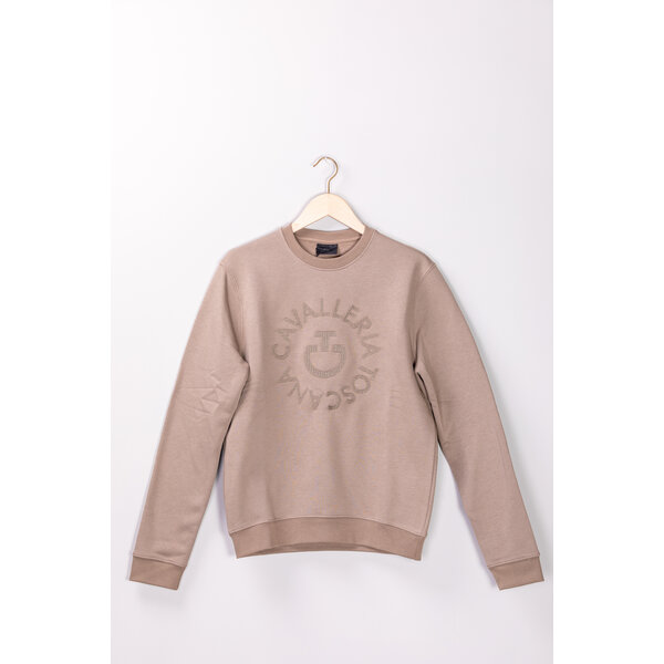 Cavalleria Toscana Cavalleria Toscana Orbit Crew Neck Cotton Sweatshirt 4H00