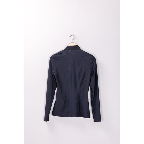 Trolle Trolle New Center Line L/S Polo Mesh Black