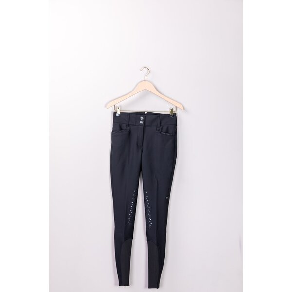 Equiline Equiline Women's Knee Grip Breeches High Waist Adellekh Black