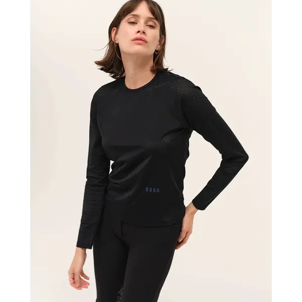 DADA Jazz Micro Perforated T-Shirt Blaxck