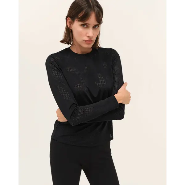 DADA Dada Jazz Micro Perforated T-Shirt Black