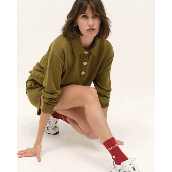 DADA Molsy Socks Farm Red/White