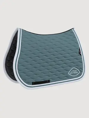 Tech Almond Saddle Pad Cud Forest Green Full Jumping