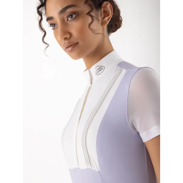 Equiline Women's Competition Polo S/S Glio Glicine