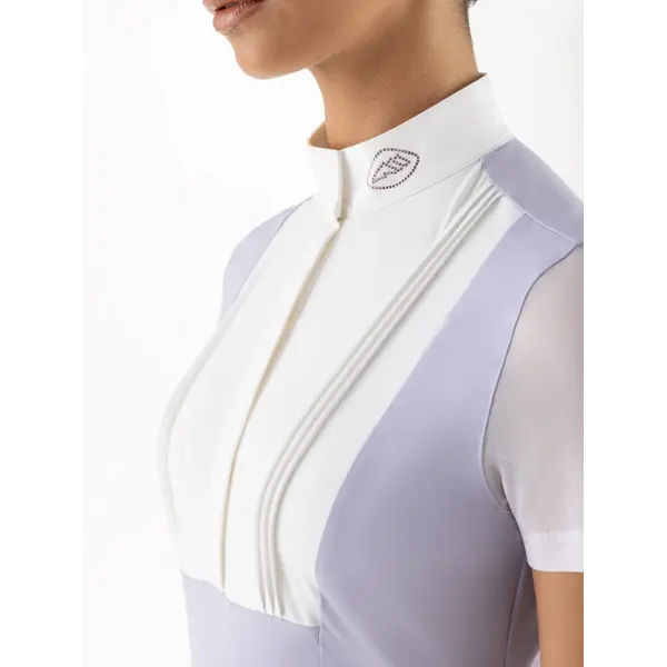 Equiline Women's Competition Polo S/S Glio Glicine