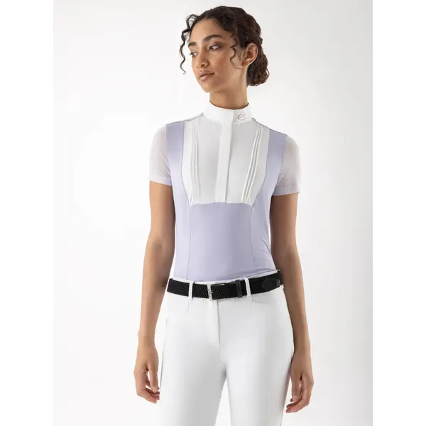 Equiline Women's Competition Polo S/S Glio Glicine