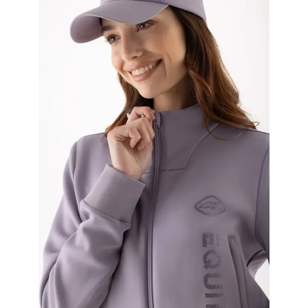 Equiline Women's Tech Sweatshirt Full Zip Glempa Mauve