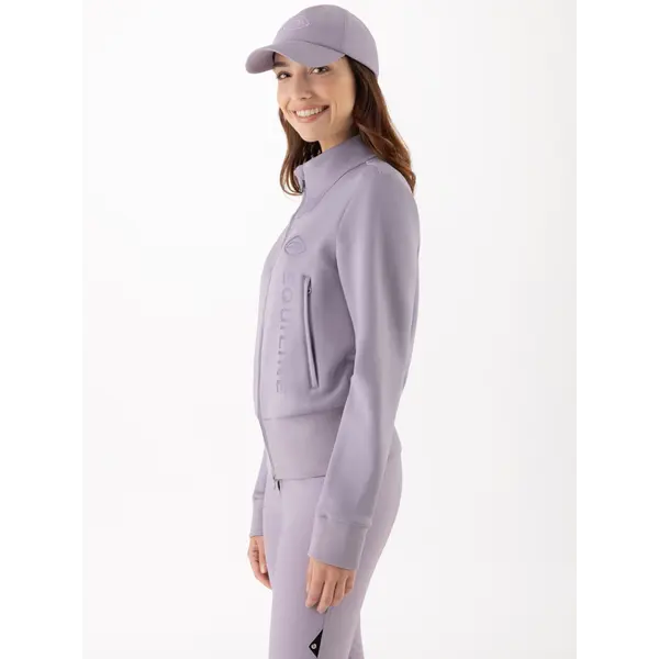 Equiline Women's Tech Sweatshirt Full Zip Glempa Mauve