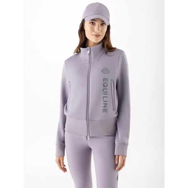 Equiline Women's Tech Sweatshirt Full Zip Glempa Mauve