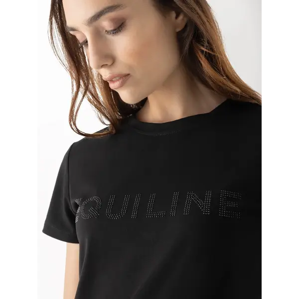 Equiline Women's T-Shirt Gless Black