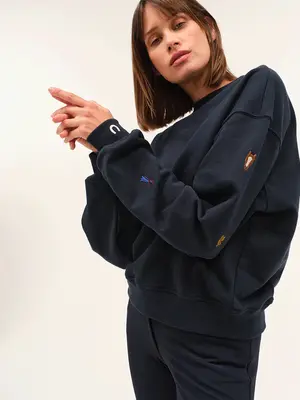Birman Cotton Sweatshirt Navy