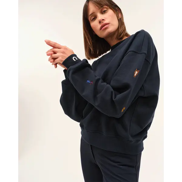 DADA Dada Birman Cotton Sweatshirt Navy