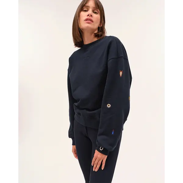 DADA Birman Cotton Sweatshirt Navy