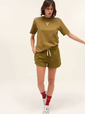 Oscar Short Pants Soft Cotton Mordoré