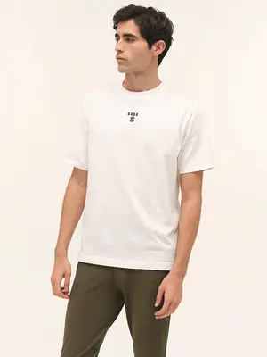 Dandy Men's Cotton Riding T-Shirt White