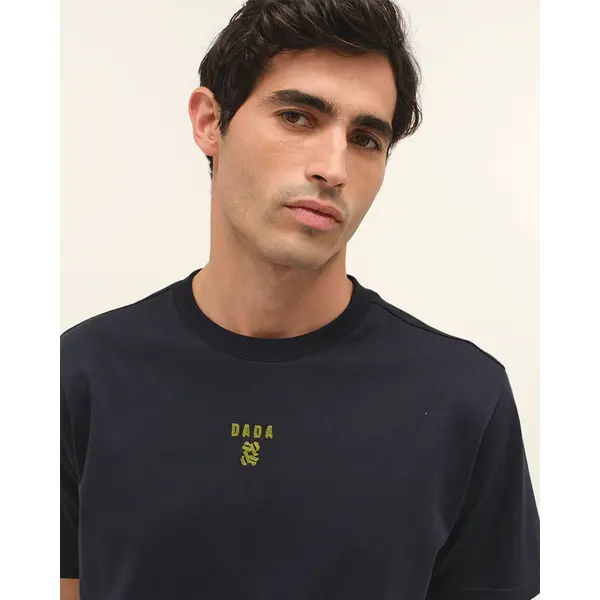 DADA Dada Dandy Men's Cotton Riding T-Shirt Navy