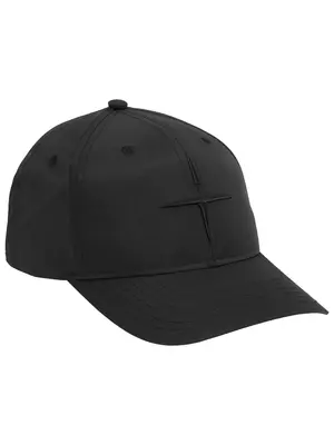 Star Logo Perforated Nylon Cap Black