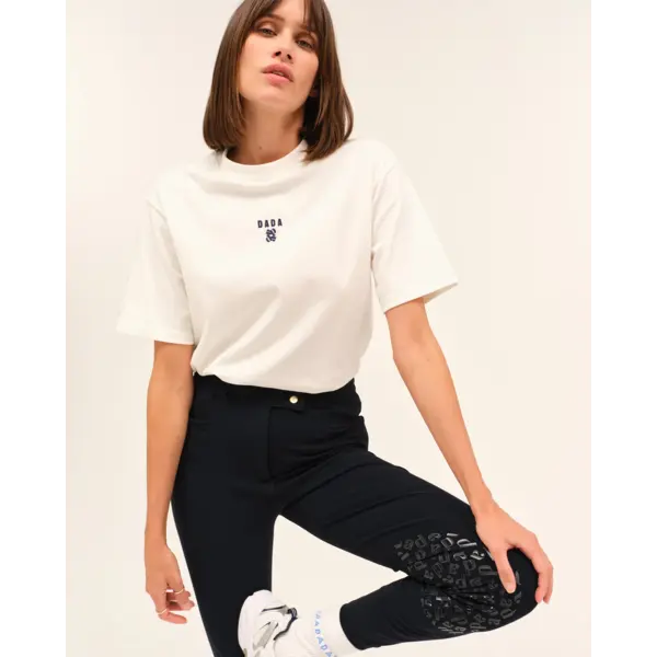 DADA Oasis Ultra Soft Cotton Equestrian T-shirt Ecru