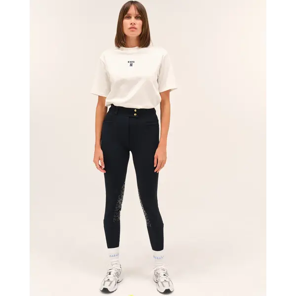 DADA Oasis Ultra Soft Cotton Equestrian T-shirt Ecru