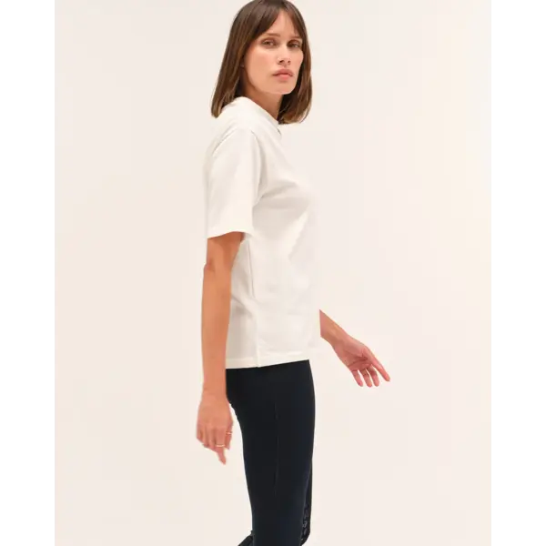 DADA Oasis Ultra Soft Cotton Equestrian T-shirt Ecru