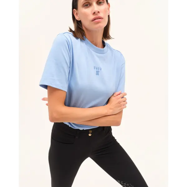 DADA Dada Oasis Ultra Soft Cotton Equestrian T-shirt Bluet