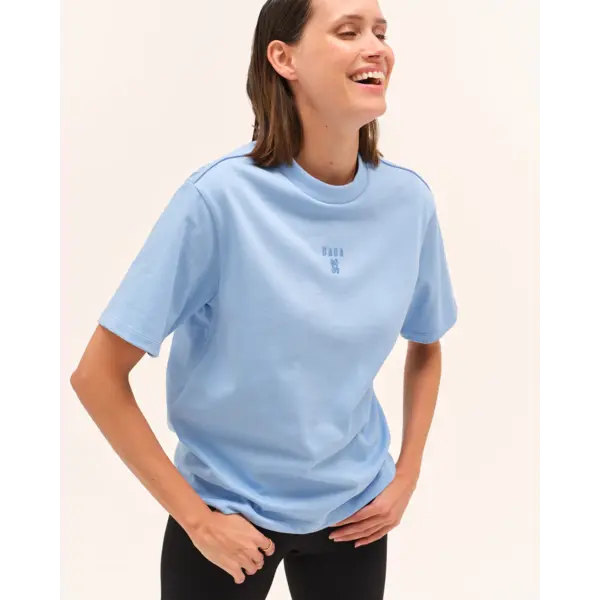 DADA Dada Oasis Ultra Soft Cotton Equestrian T-shirt Bluet