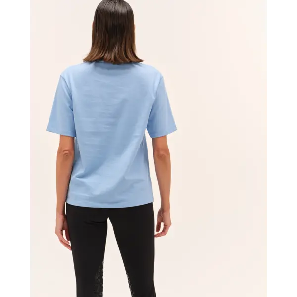 DADA Dada Oasis Ultra Soft Cotton Equestrian T-shirt Bluet