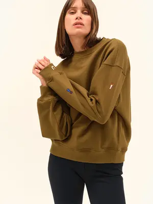 Birman Cotton Sweatshirt Mordoré