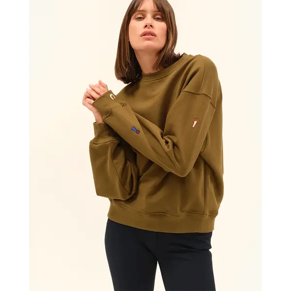 DADA Dada Birman Cotton Sweatshirt Mordoré