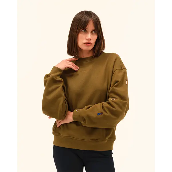 DADA Birman Cotton Sweatshirt Mordoré