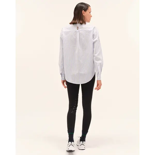 DADA Olga Fluid & Lightweight Riding Shirt Blue Striped