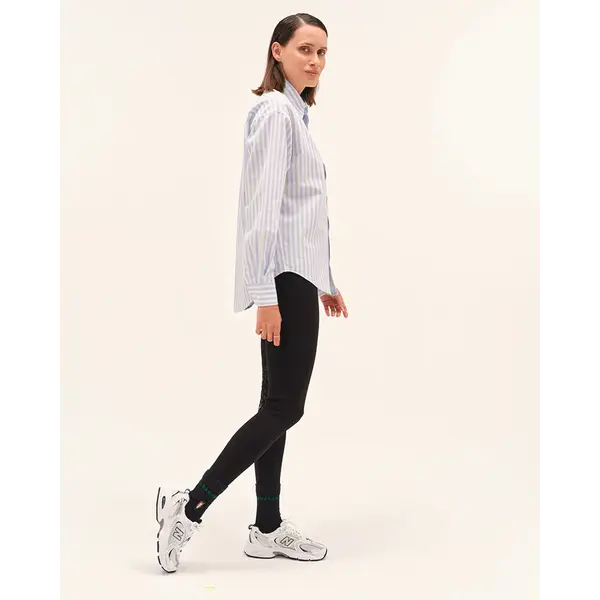 DADA Dada Olga Fluid & Lightweight Blouse Blue Striped