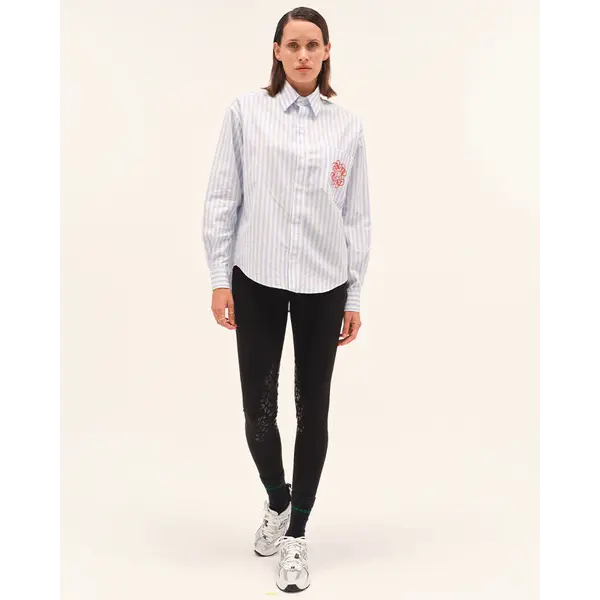 DADA Dada Olga Fluid & Lightweight Blouse Blue Striped