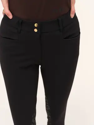 Sagaro - 80s Riding Pants Black