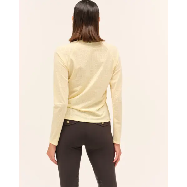 DADA Dada Jazz Micro Perforated T-Shirt Yellow