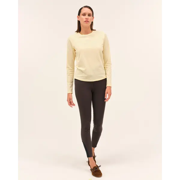 DADA Dada Jazz Micro Perforated T-Shirt Yellow