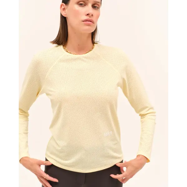 DADA Dada Jazz Micro Perforated T-Shirt Yellow