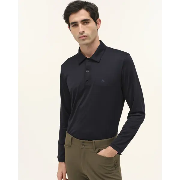 DADA Léon Men's riding polo shirt Navu
