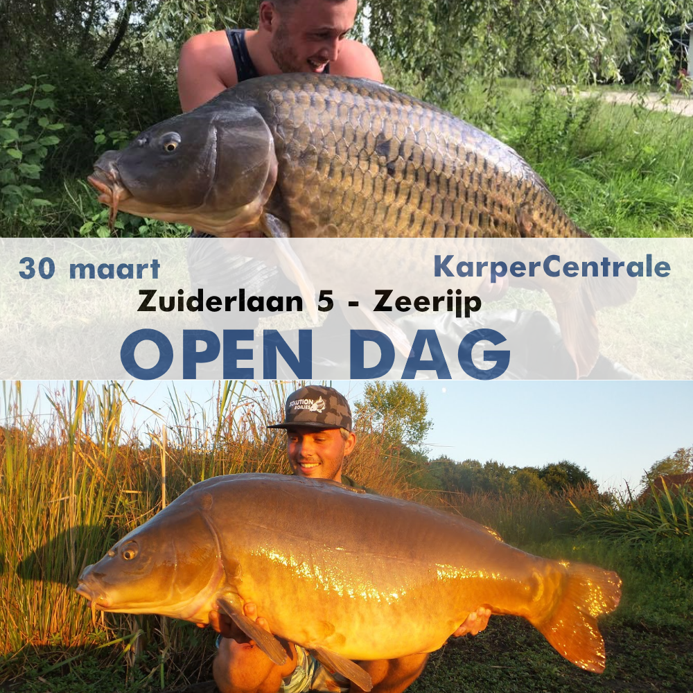 30 maart KarperCentrale open dag!